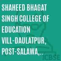Shaheed Bhagat Singh College of Education-logo