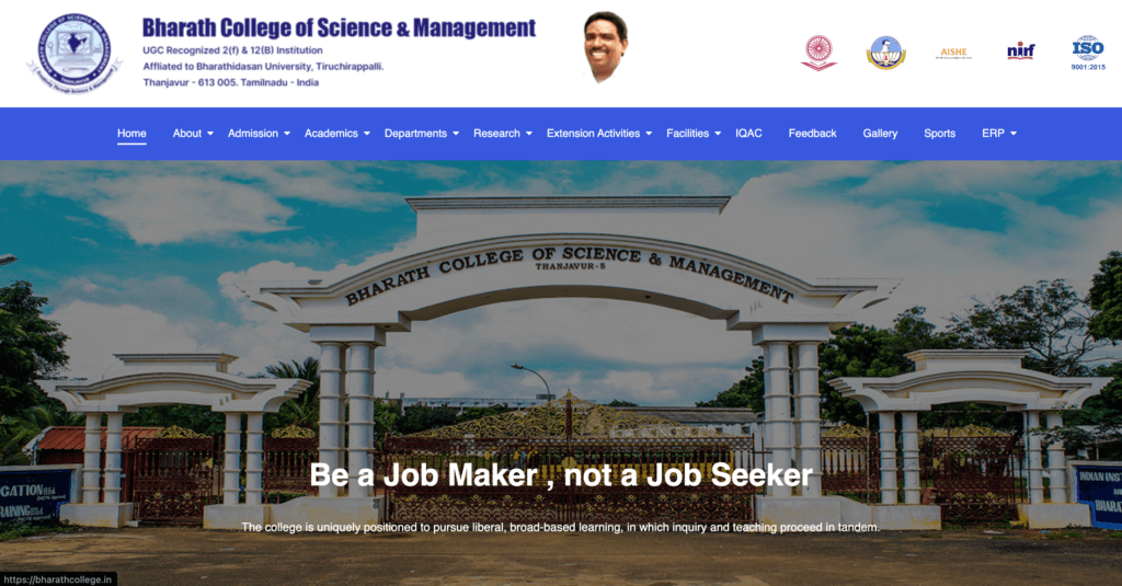 Bharath College of Science and Management-image