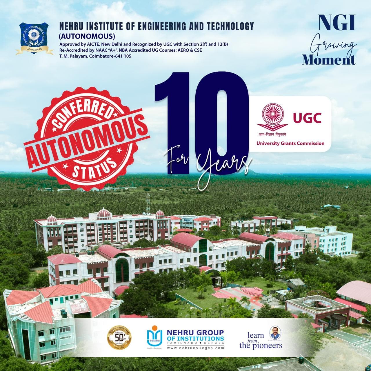 Nehru Institute of Engineering and Technology-image