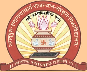 Jagadguru Ramanand Acharya Rajasthan Sanskrit University-logo