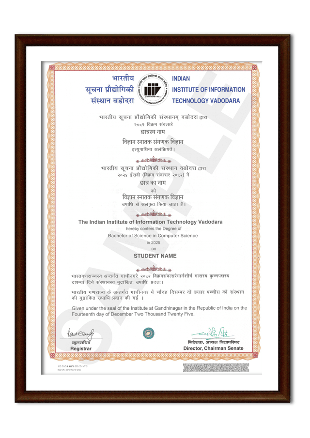 Degree Certificate