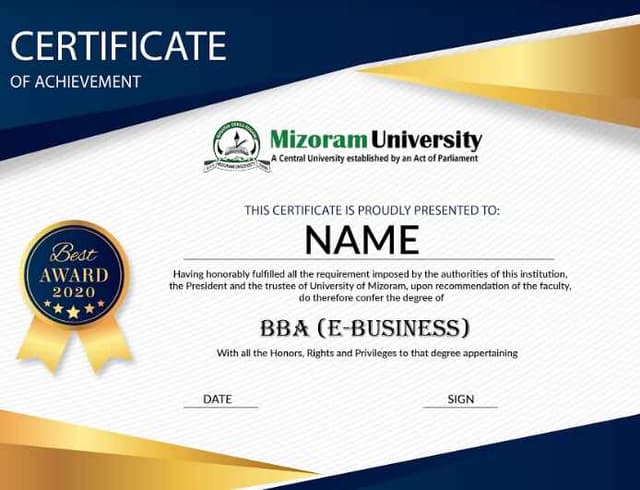 Degree Certificate