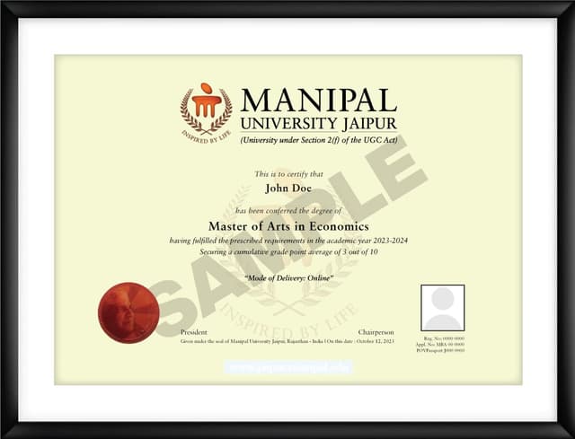 Degree Certificate