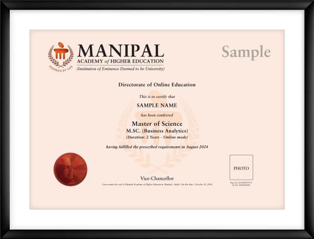 Degree Certificate