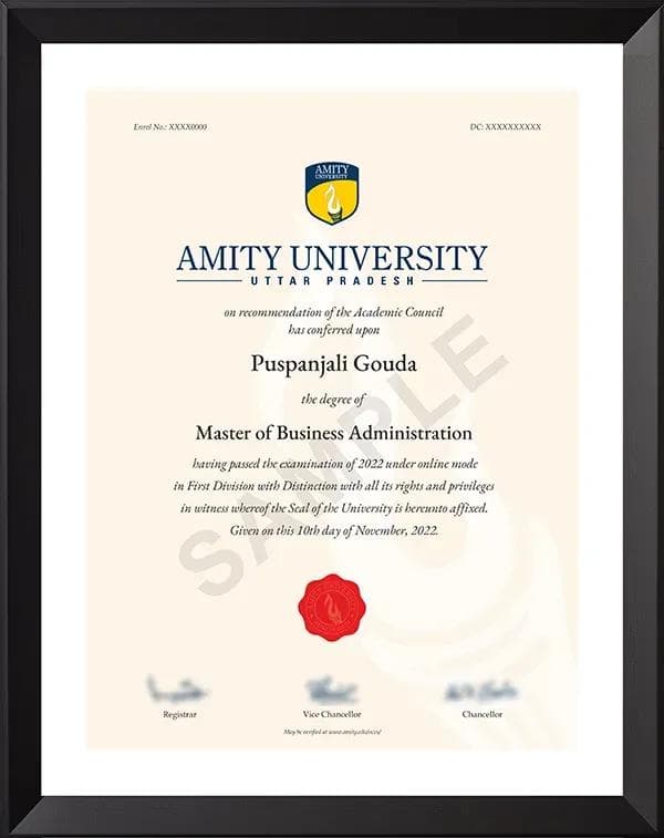 Degree Certificate
