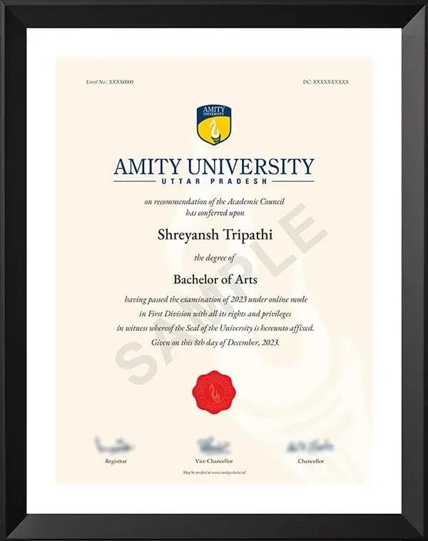 Degree Certificate