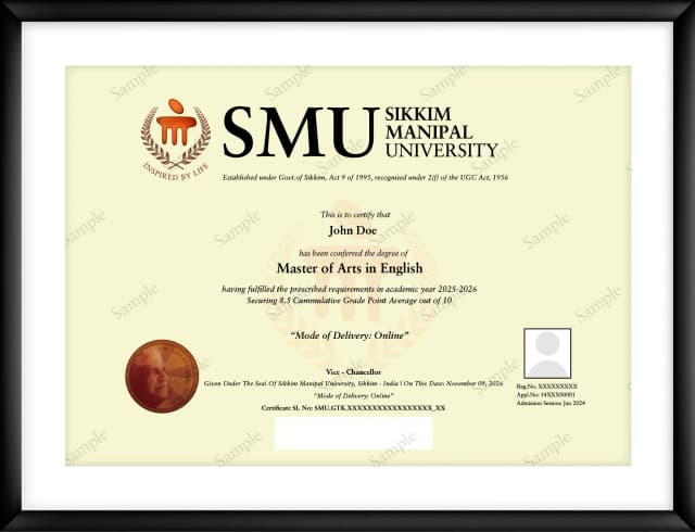 Degree Certificate