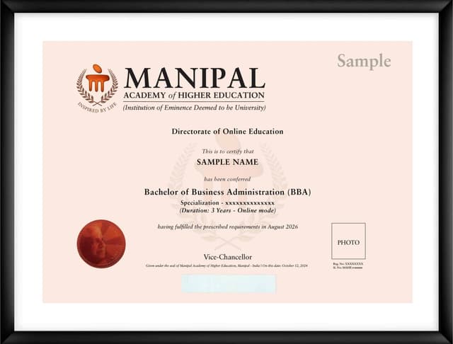 Degree Certificate