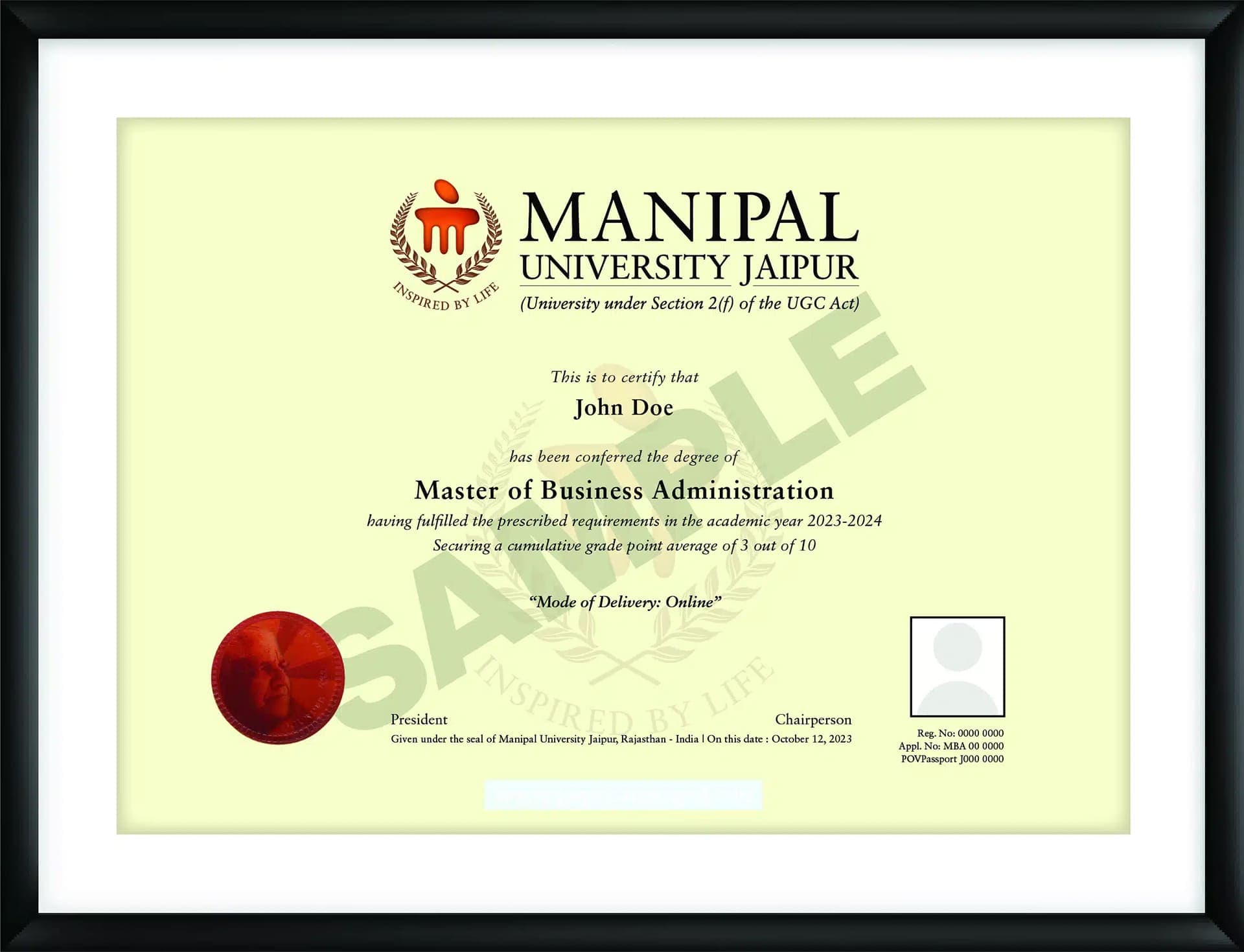 Degree Certificate