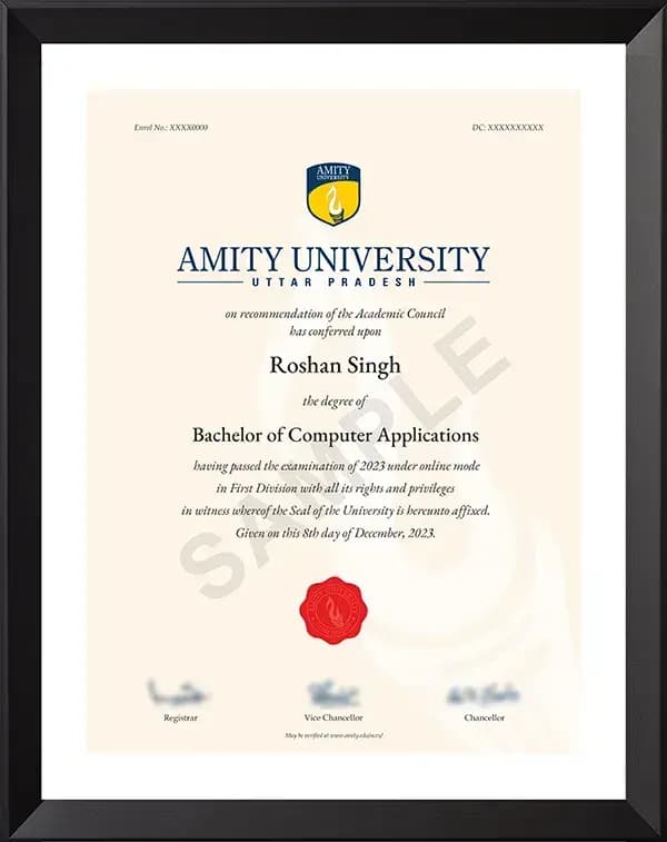 Degree Certificate