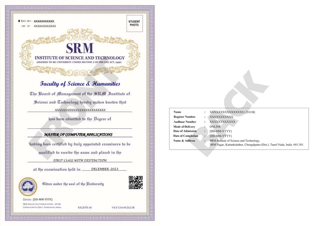 Degree Certificate