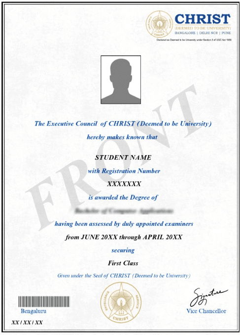 Degree Certificate