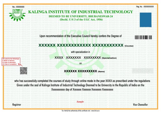 Degree Certificate